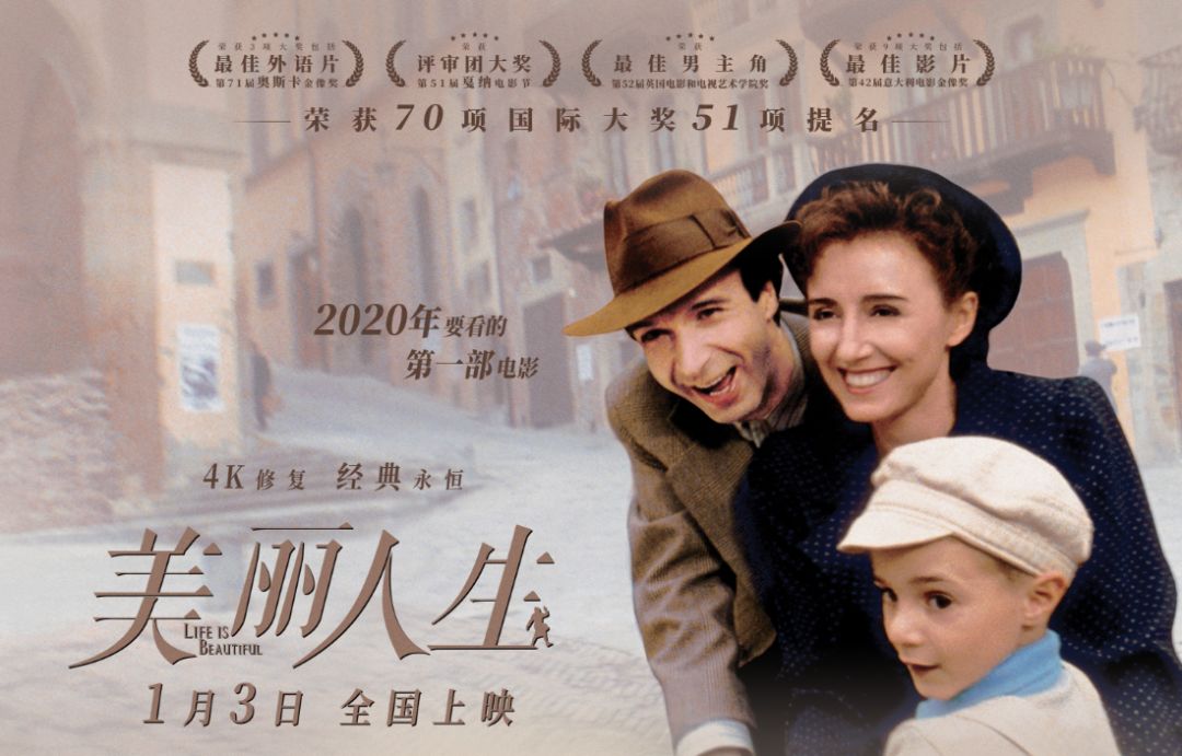 有生之年系列豆瓣top6美丽人生4k修复版