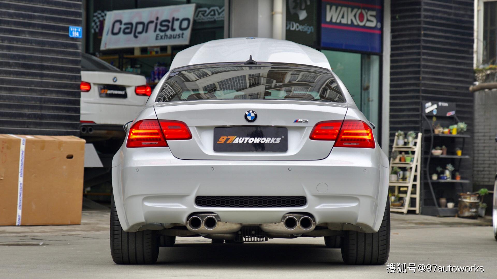 宝马m3e92改装eisenmann排气