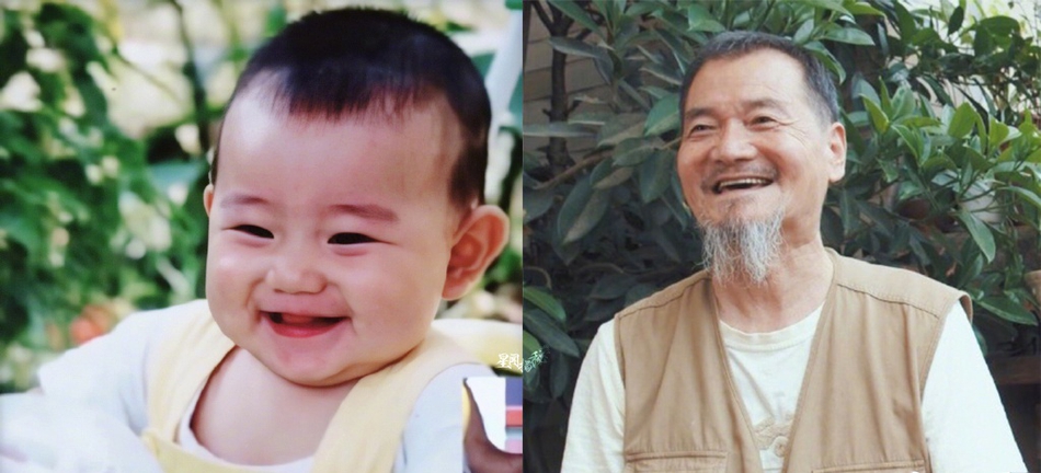 王源与家人拍摄纪录短片 和爷爷笑起来一模一样