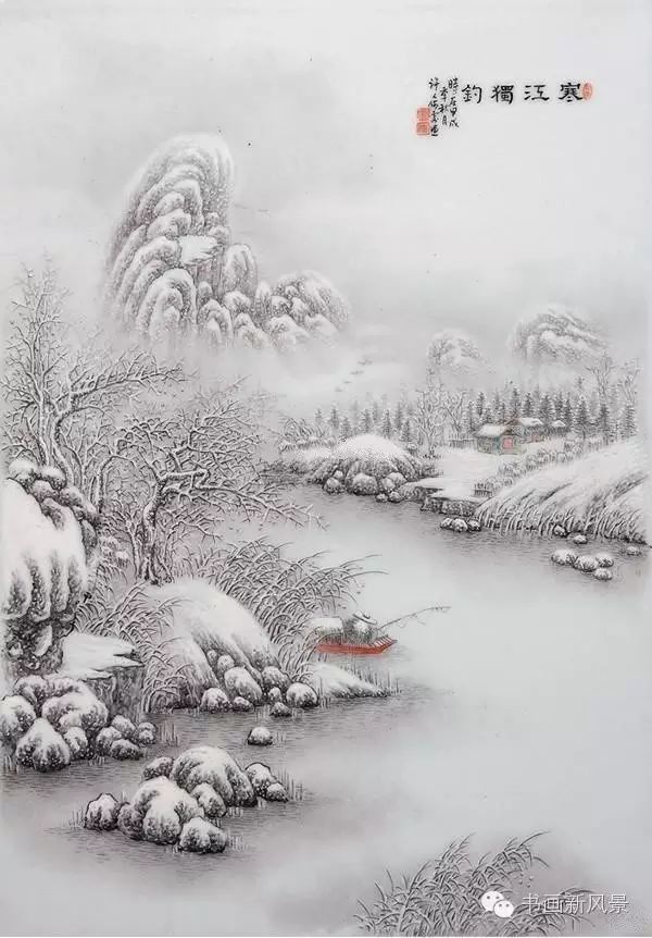 小寒,赏一组美到极致的雪景画!