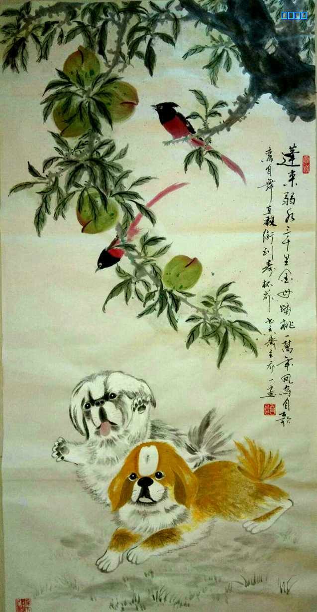 乔一笔下写意花鸟画,得中国海派花鸟画之基和中国传