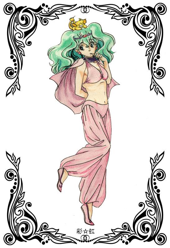 日本动漫《天空战记》人物全身图(彩虹手绘)