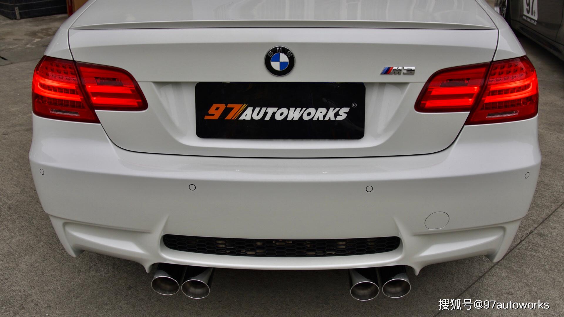 宝马m3e92改装eisenmann排气