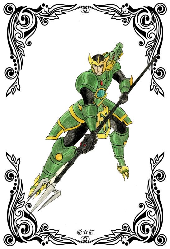 日本动漫《天空战记》人物全身图(彩虹手绘)