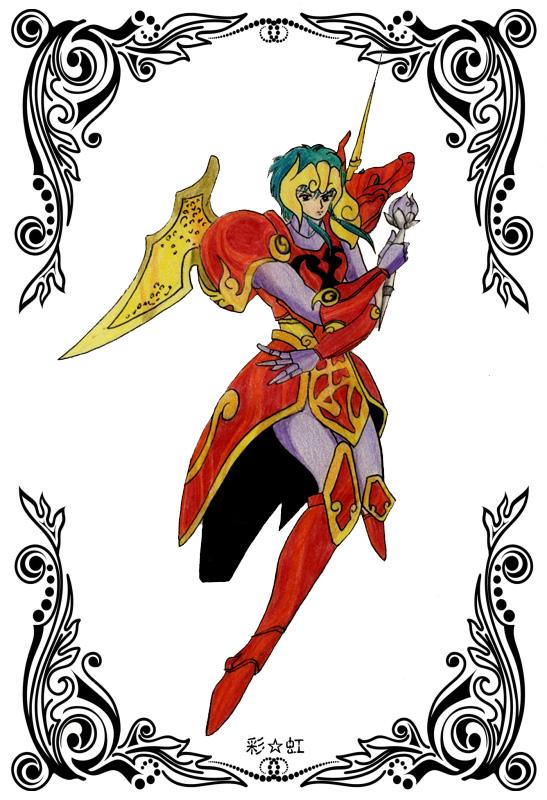 日本动漫《天空战记》人物全身图(彩虹手绘)