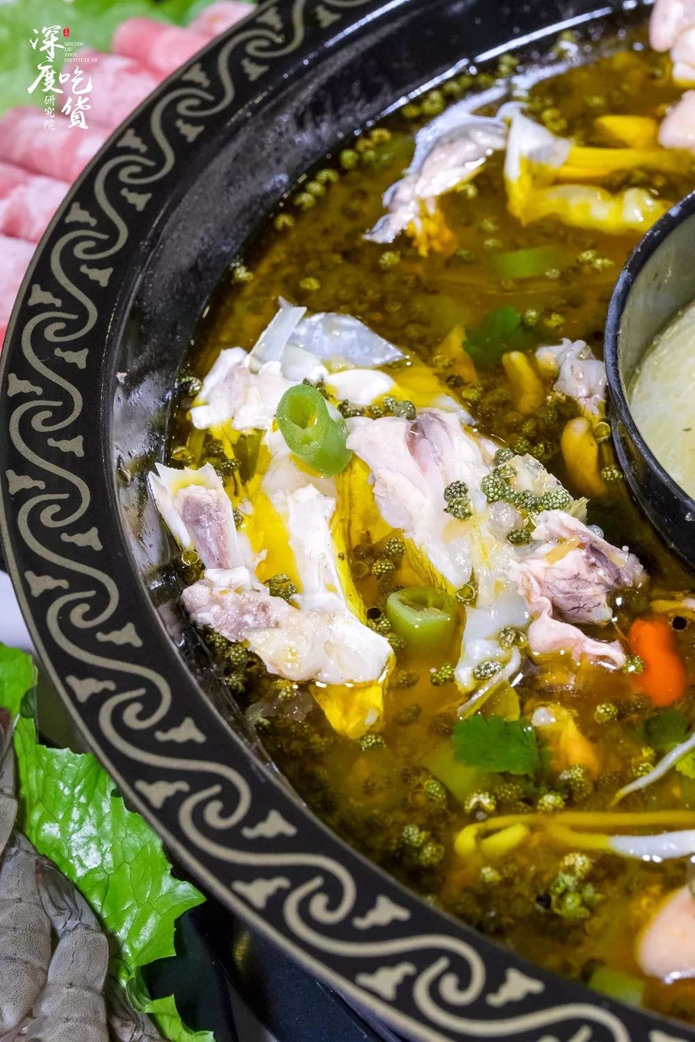 罕见藤椒鱼蛙锅最强cp地道锅底让你一筷子到重庆299元爽麻开吃