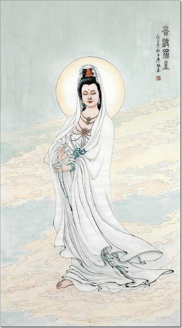 傅子廉国画作品欣赏虎虾鹤佛仙神