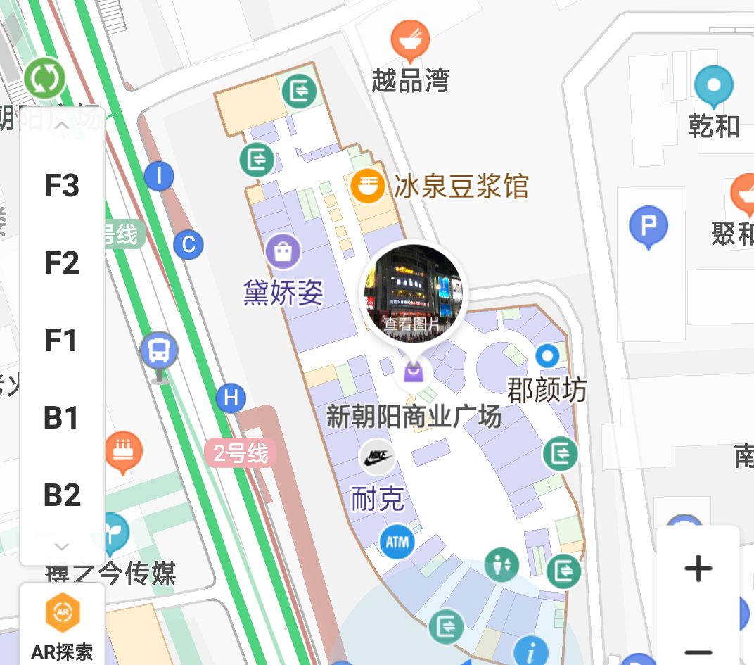 南宁朝阳广场地图图片