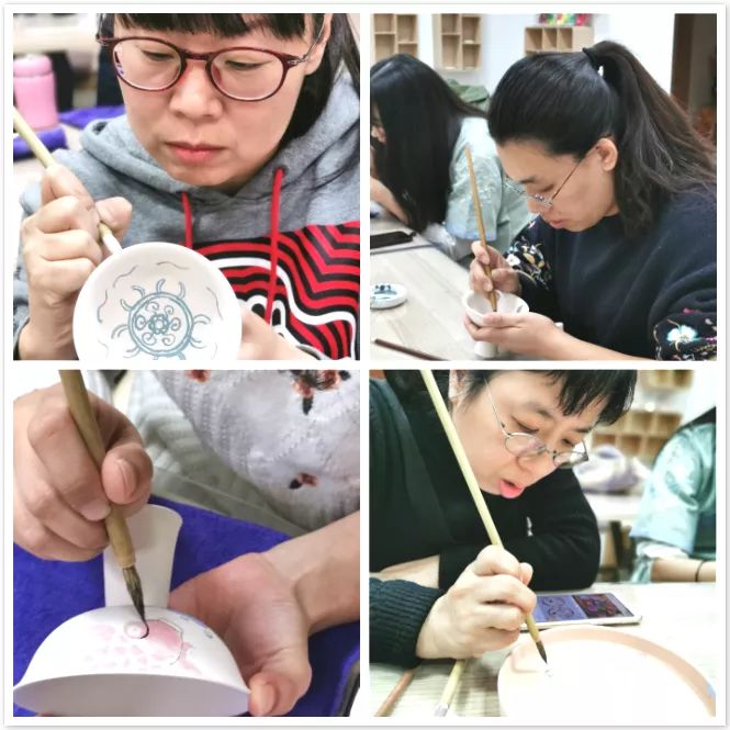 名瓷韵悠技艺精 素坯彩绘永传承——"中国传统文化之旅"系列课程之"