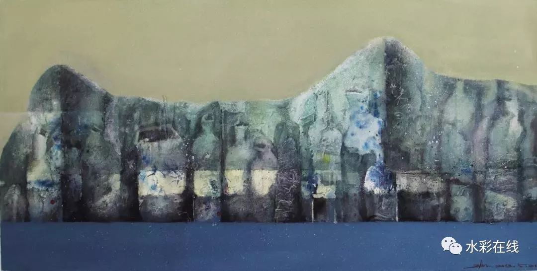 周立明水彩作品