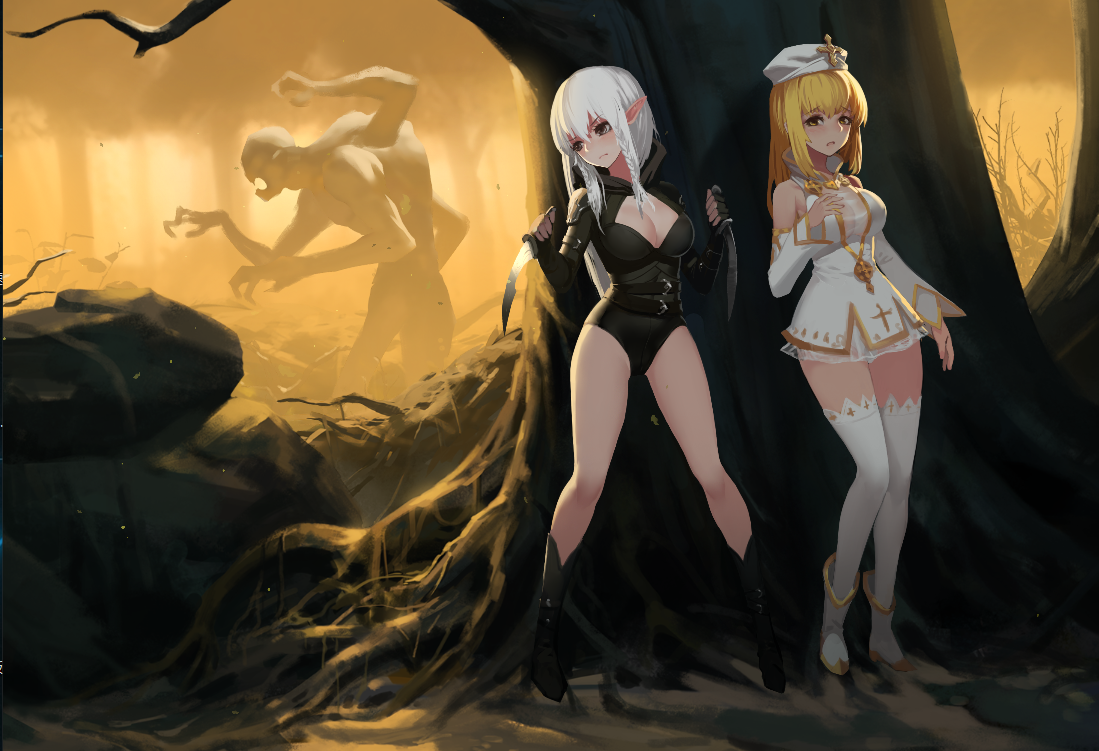 手感不错的act作品身陷死灵之地的少女艰难的逃亡之路