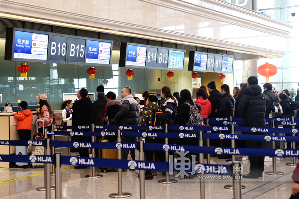 黑龙江2019年机场旅客吞吐量2508万人次