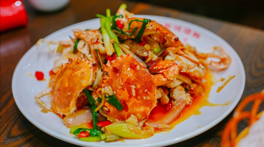 第一种做法——《姜葱炒蟹》