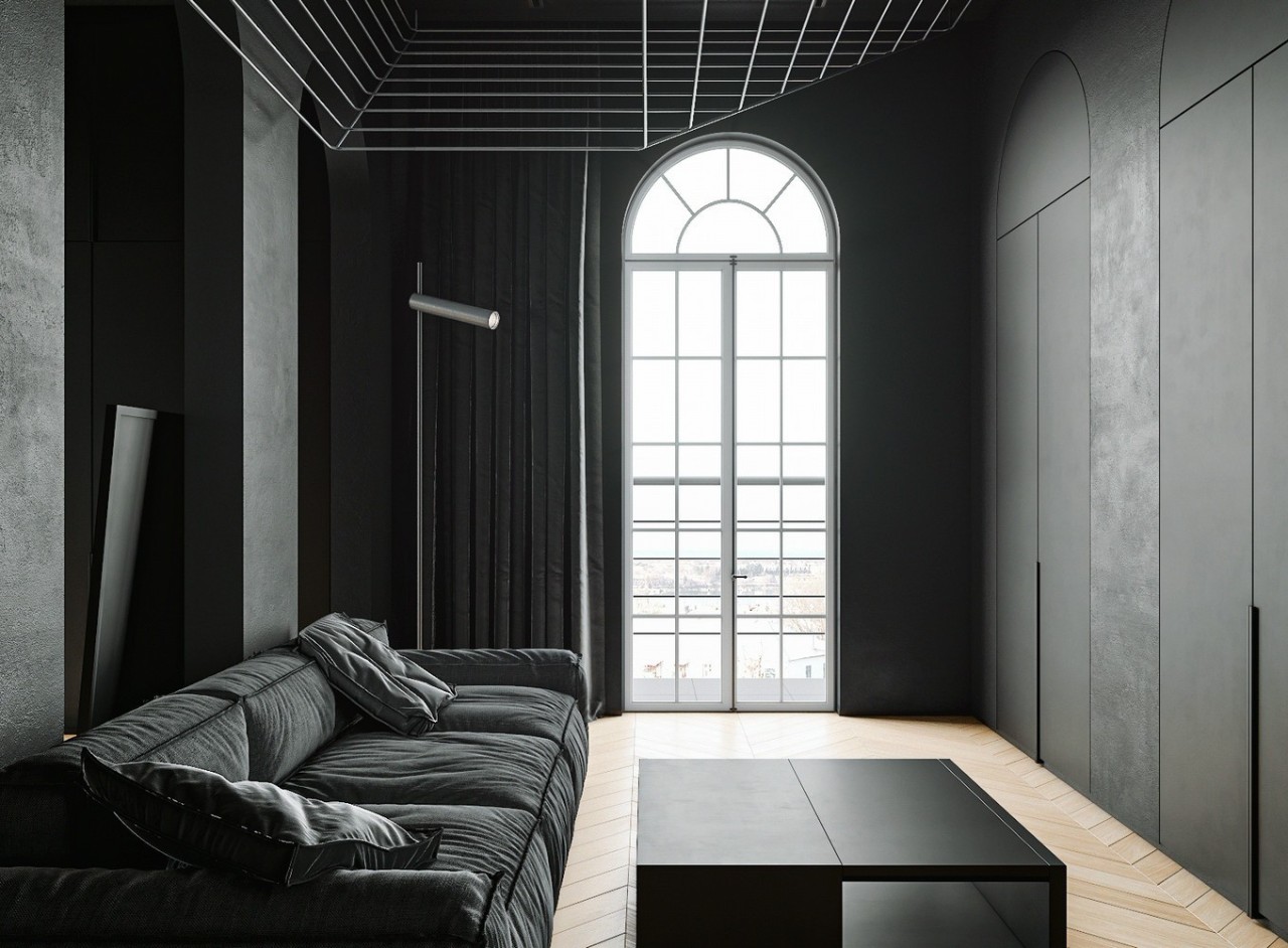 极致黑在纯黑的空间里感受家的温度