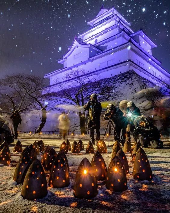 绝美日本冬日祭你想和谁一起去呢