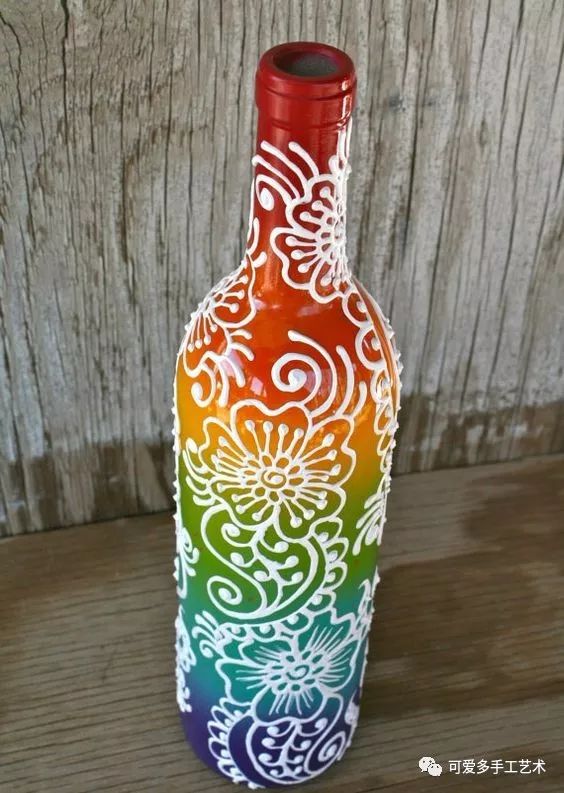 用完的玻璃瓶酒瓶别乱扔一招变艺术品你花钱都买不到附教程