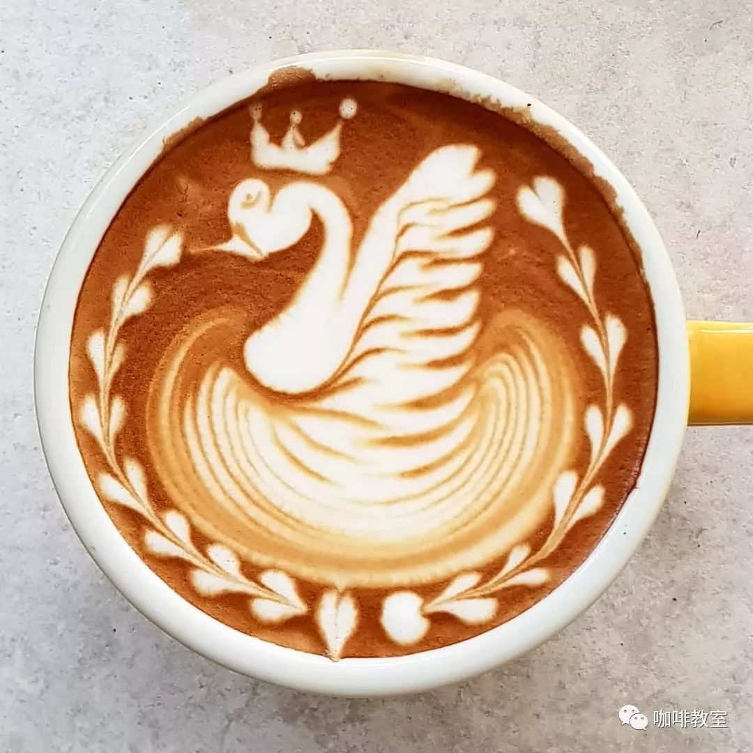 拉花丨50款动物拉花图案再也不怕拉花没有灵感了