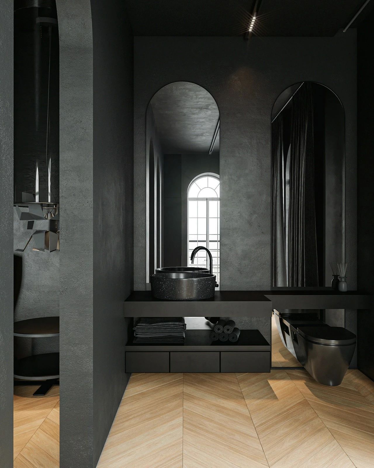 卧室的床是意大利领先家具品牌b&b italia 的 alys 床,这款皮革包皮的