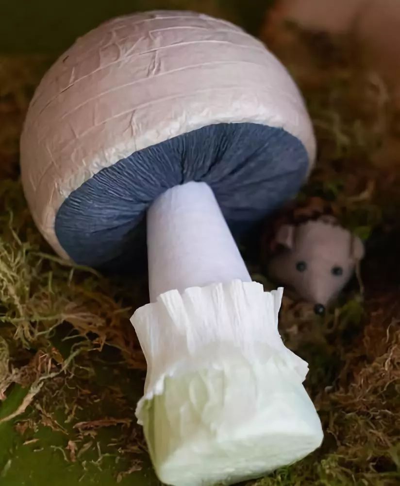 亲子手工惊呆我啦这些蘑菇居然都是手工制作的美爆了