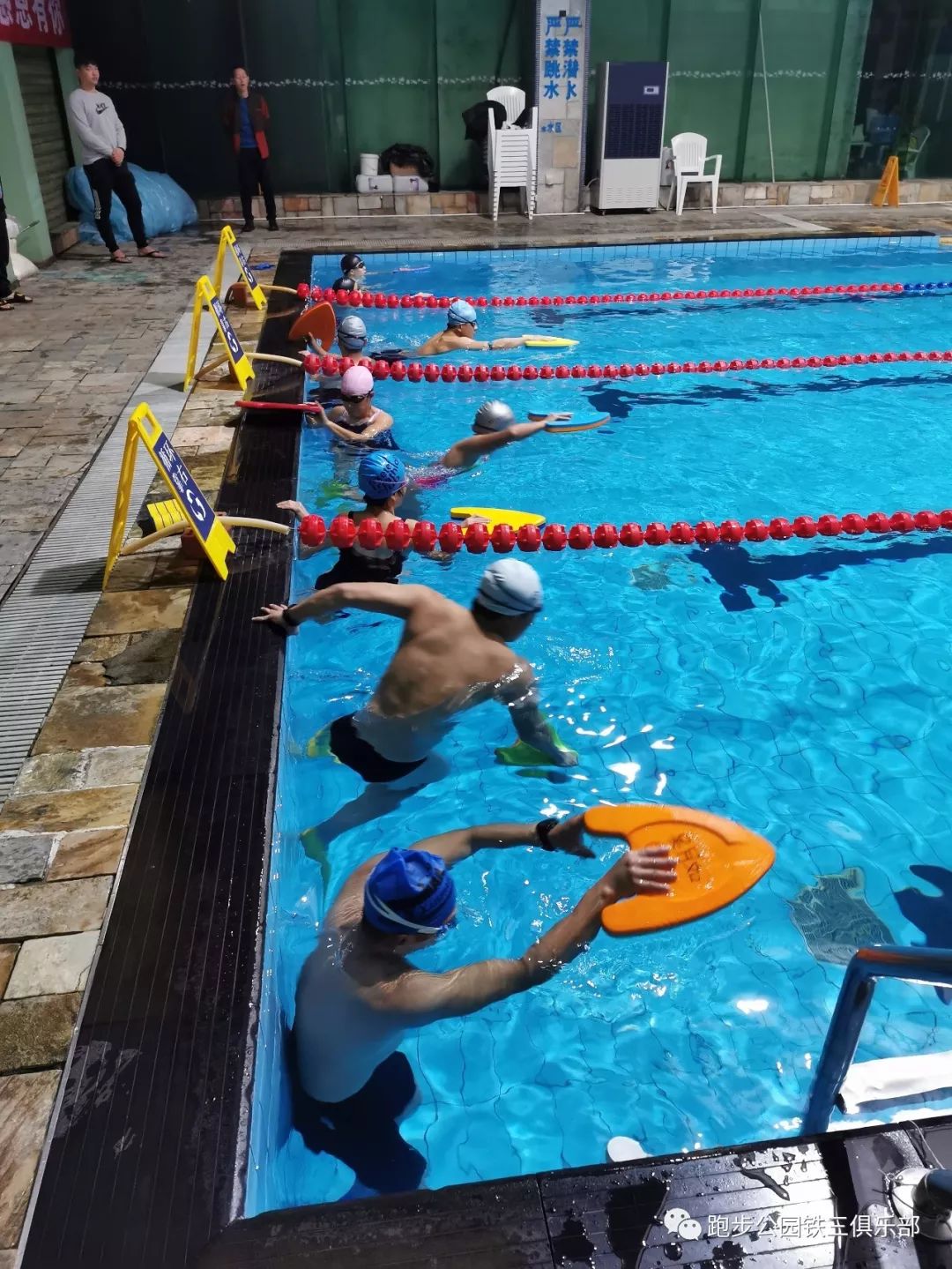 翡翠城恒温游泳馆铁人三项游泳训练班正式开班