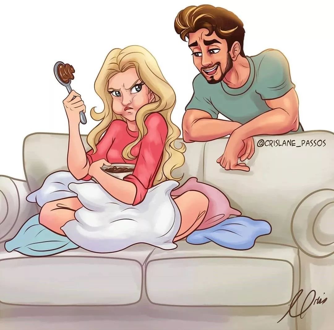 虐哭48w粉丝的情侣插画每一张都甜到窒息网友是理想中的爱情