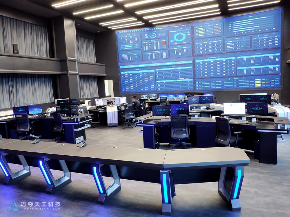 指挥中心控制台-操作台指挥中心控制台-操作台灰色在该公安局指挥中心