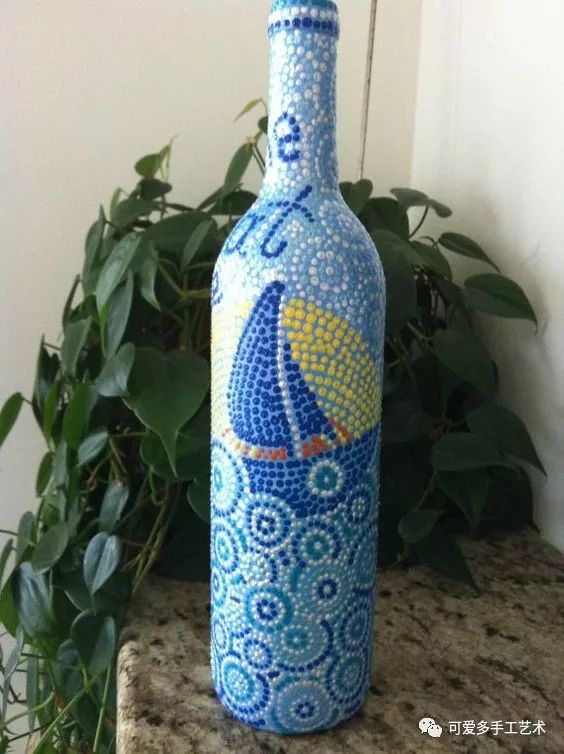 用完的玻璃瓶酒瓶别乱扔一招变艺术品你花钱都买不到附教程