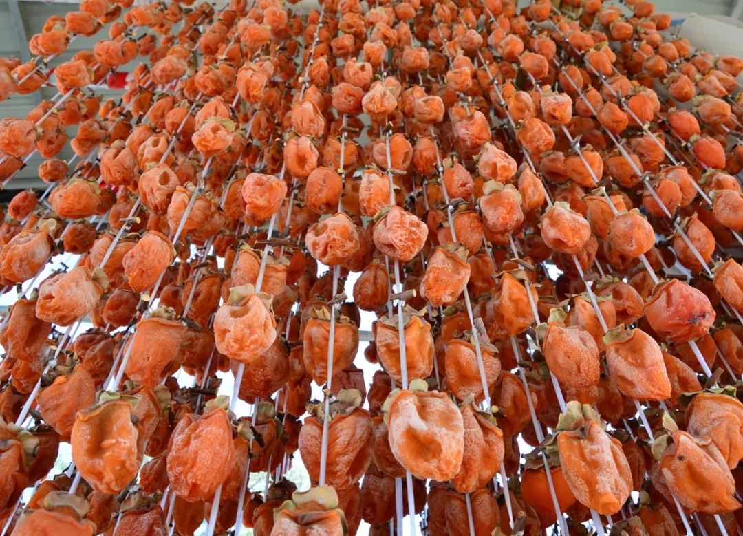 陕西富平柿饼咬一口有流心