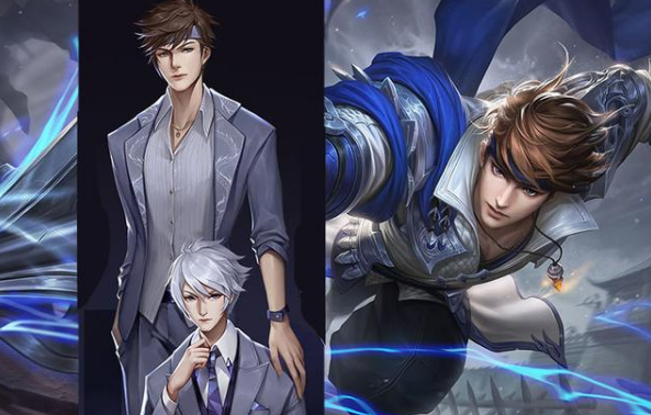 王者荣耀当男英雄穿上了西装李白太帅太撩人赵云身下是谁