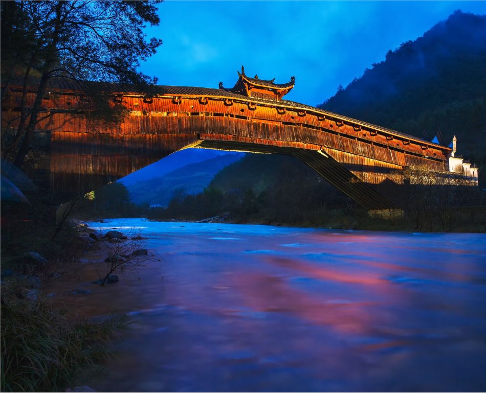 庆元兰溪桥图片