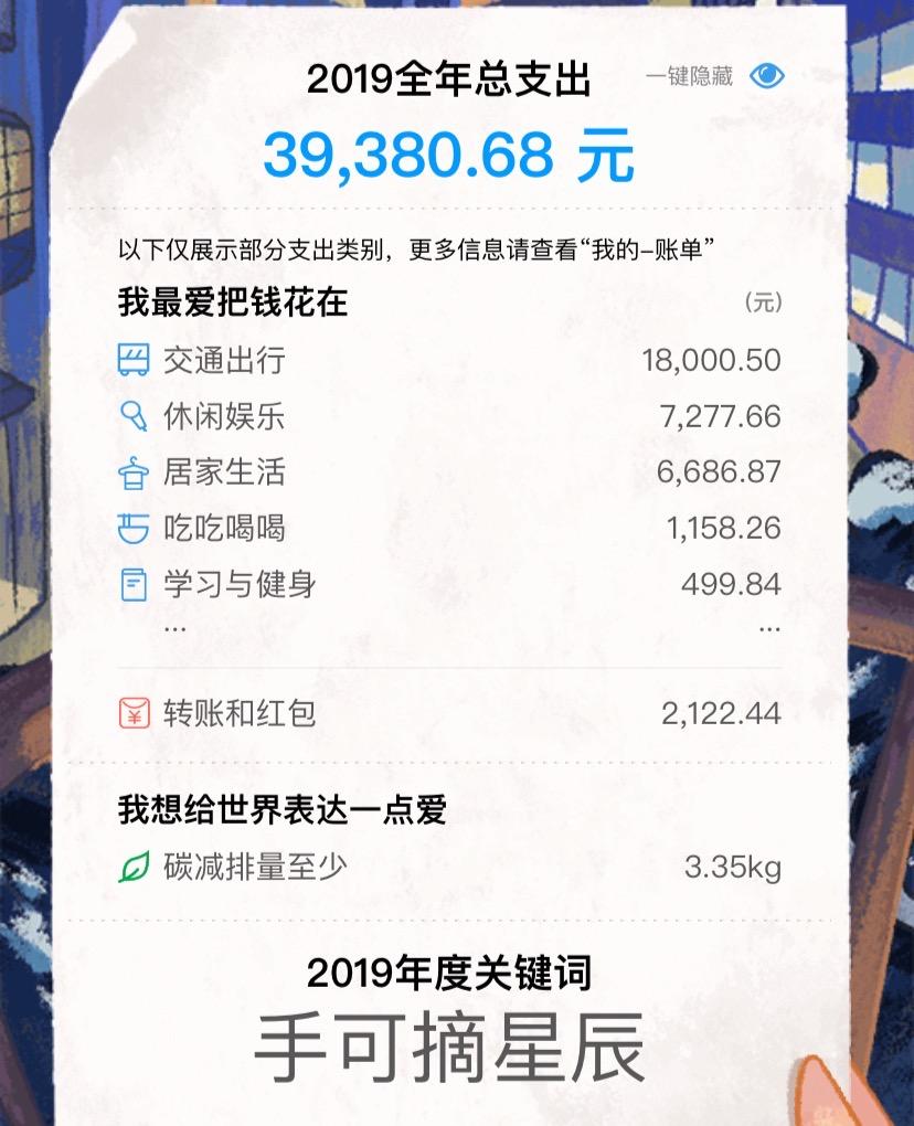 支付宝年度账单图片