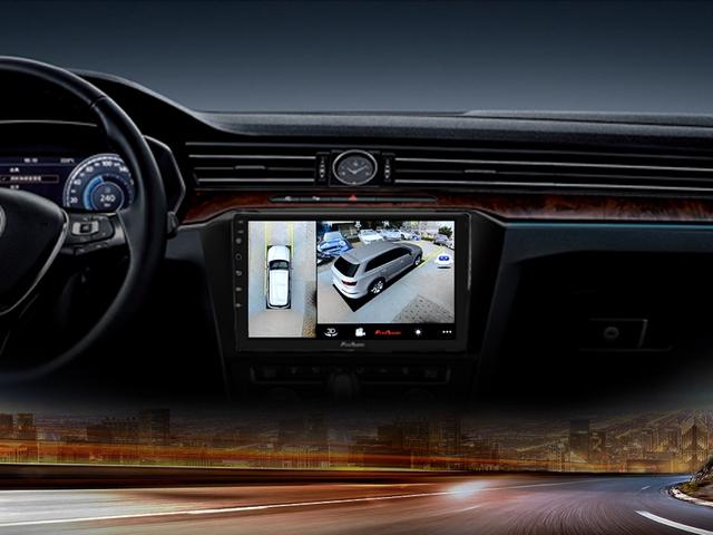 飞歌gt13d版全景导航一体机3d环视炫酷来袭