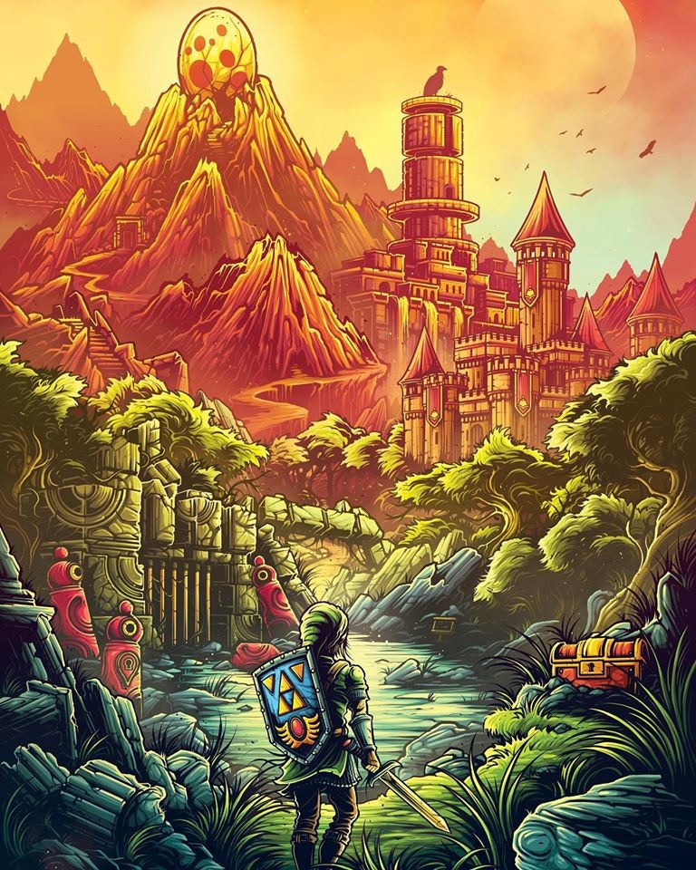 图片[9] - 宅人必懂！插画大师《重现游戏名场面》以玩家视角带你回顾经典！ - xizi