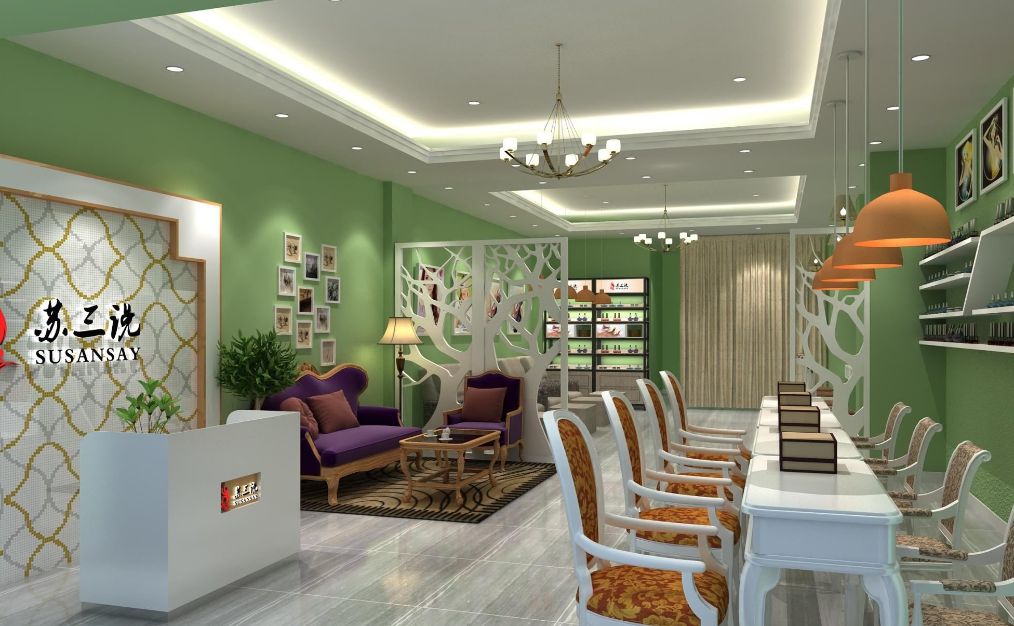 美甲店装修设计用最精心的准备留住最美丽的你