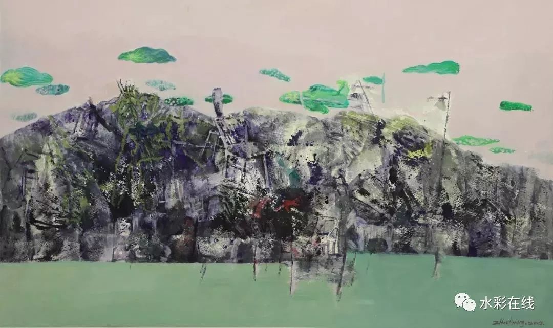 周立明水彩作品