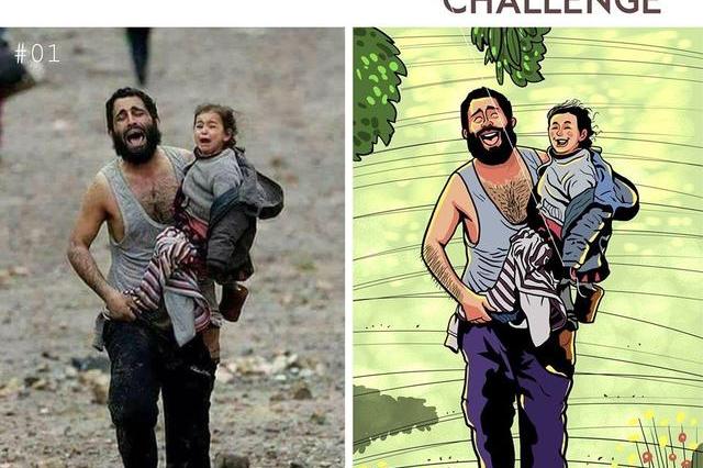 一组震撼人心的反战插画作品,珍惜现在,愿世界和平