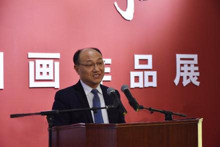 常务副馆长谢煜桐,副馆长赵慧珠,刘俊瑞,李爽,行政财务部主任张素峰