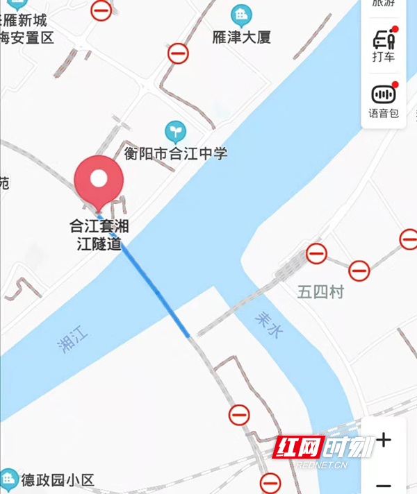 穿越湘江衡陽首條過江隧道二環東路合江套隧道建成通車