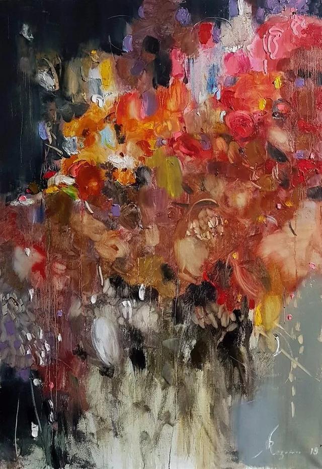 意象艺术乌克兰画家谢里雷兹尼琴科的油画