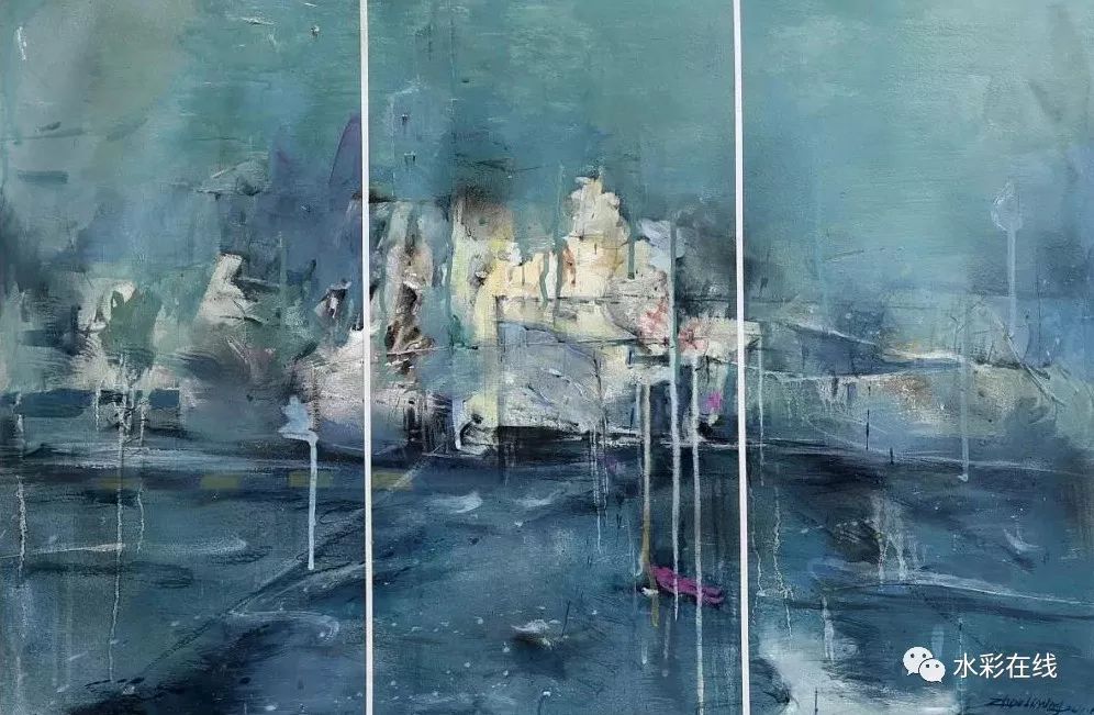 周立明水彩作品