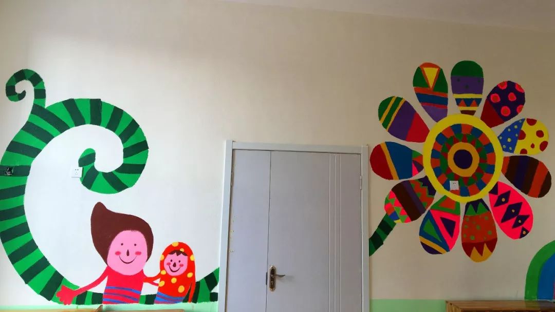 美 | 太有才了——市园老师自己动手彩绘新教室