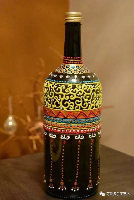 用完的玻璃瓶酒瓶别乱扔一招变艺术品你花钱都买不到附教程