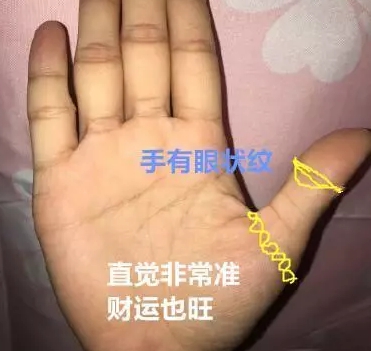 女人有横财的手纹图片