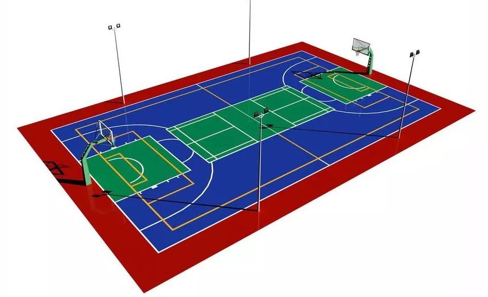 新建一個籃球場的標準尺寸我來告訴您