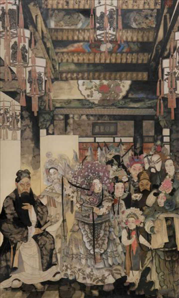 在清代中叶,我国各种地方戏剧开始兴盛起来,由梆子腔,秦腔,徽调,楚调