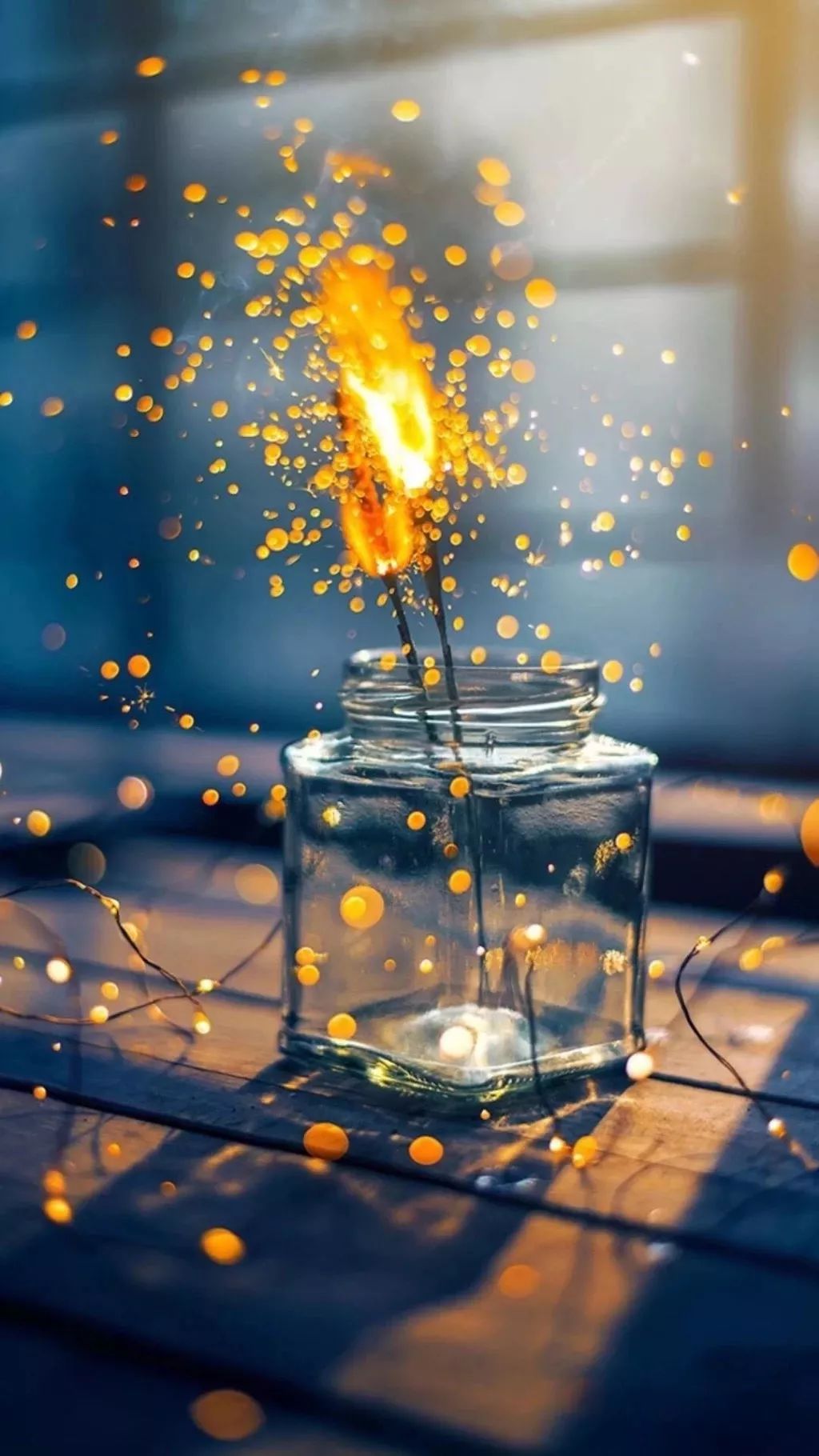 超级漂亮的烟花微信聊天壁纸