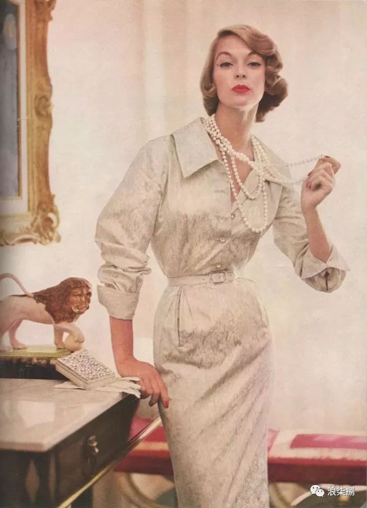 复古时尚上世纪五十年代女性的冬日装扮极致优雅