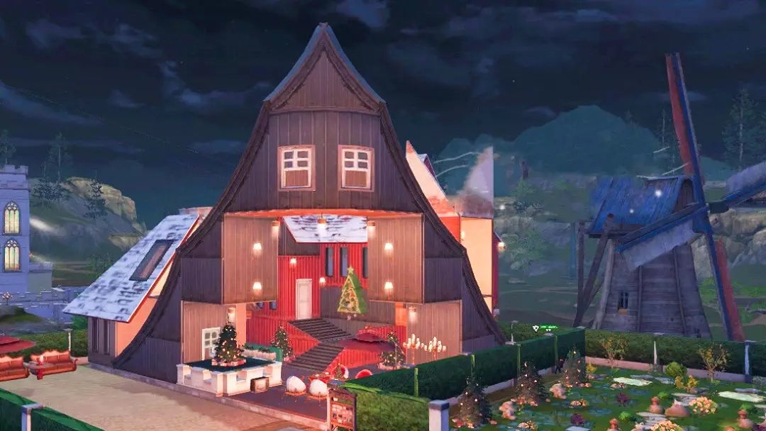 明日之后建筑赏析:冬日里的温暖,快来日式汤泉屋看雪吧!