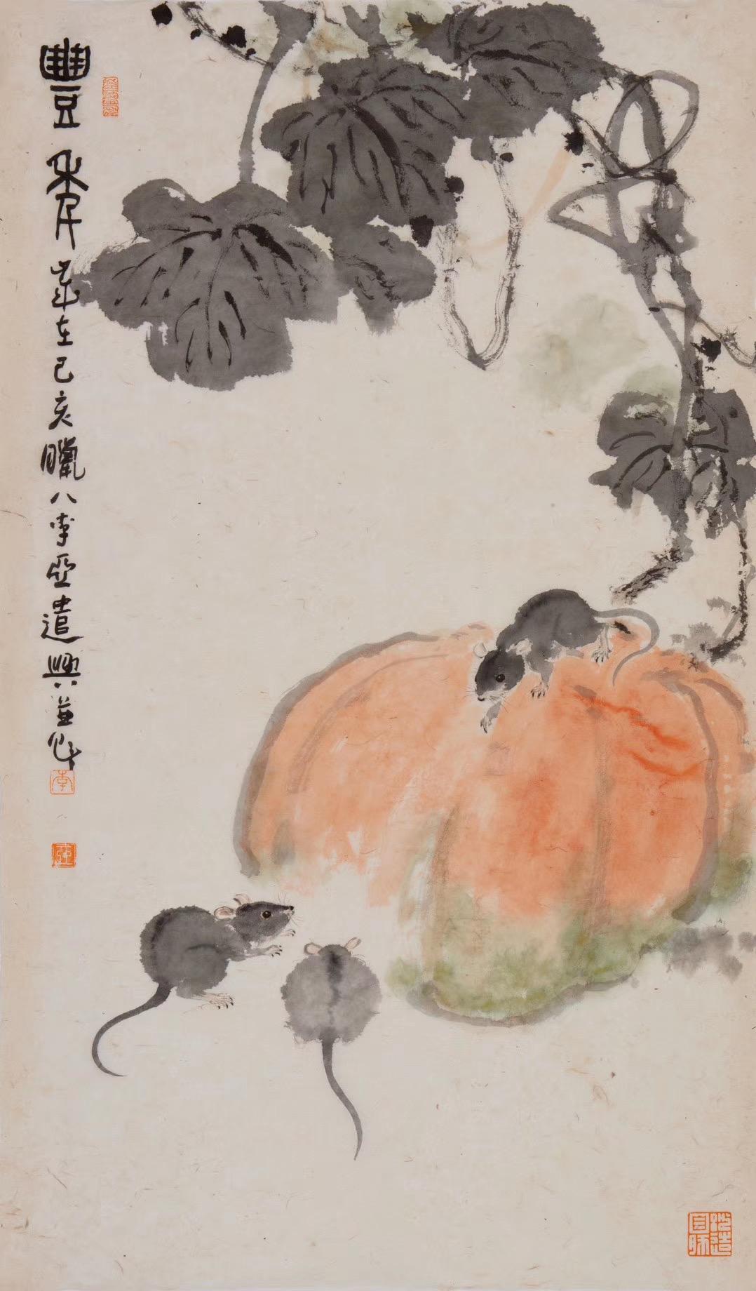 "鼠"你美,鼠年看鼠画,让您乐不思"鼠"——李亚写意鼠画欣赏_老鼠