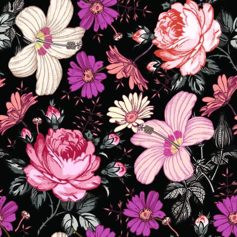 2021春夏图案趋势--空灵之花